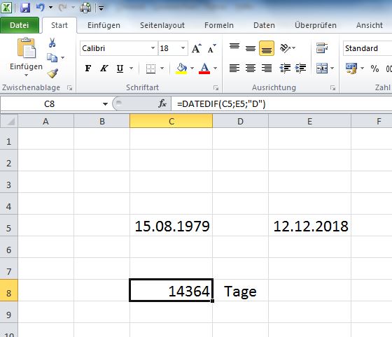 datedif_in_excel